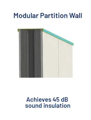 Modular Partition Wall 45 dB