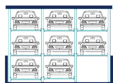 Car stacker — front view