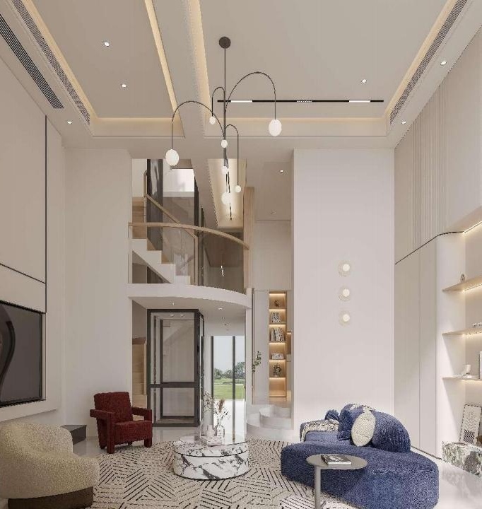 Contemporary classic residential interior