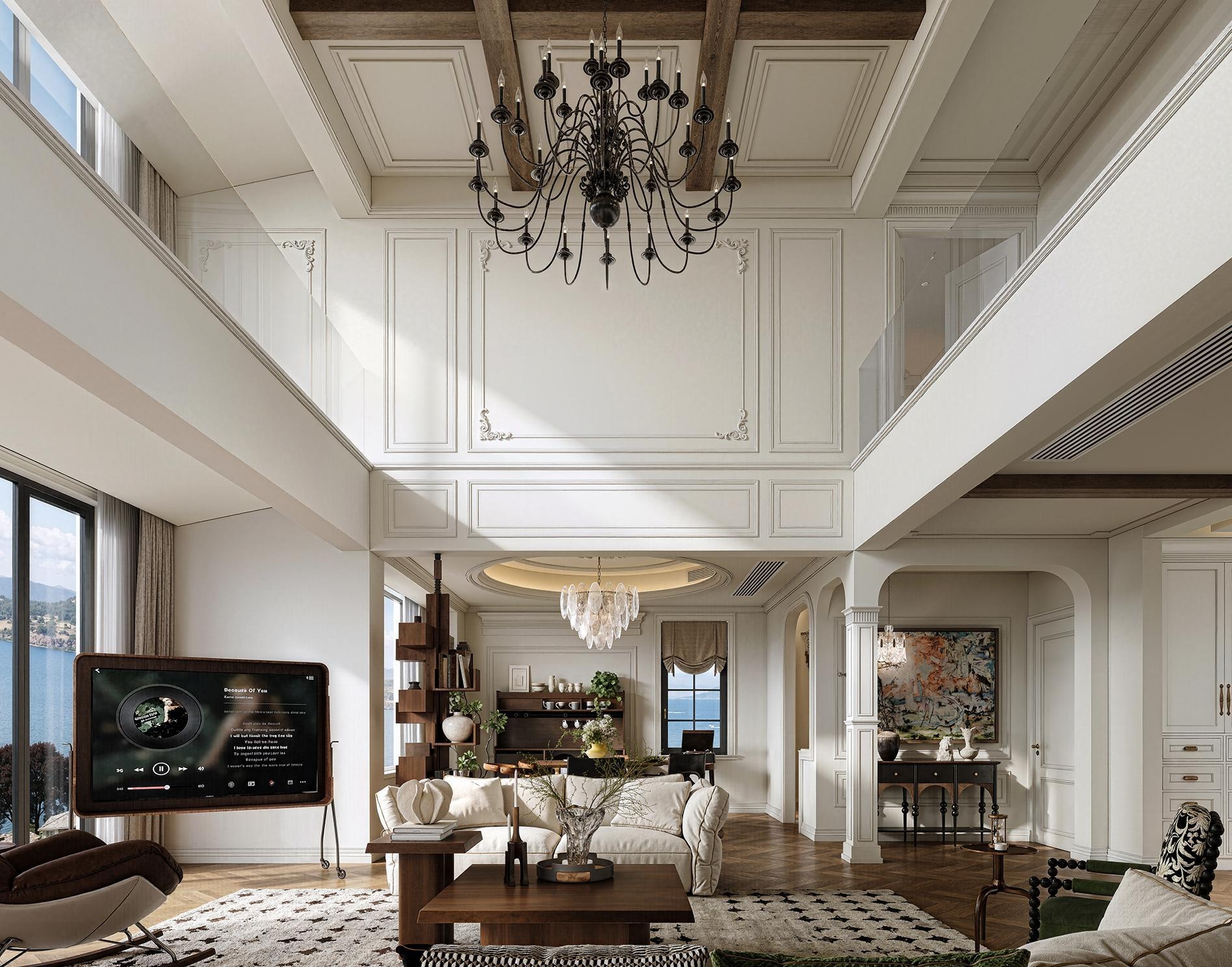 Refined classic residential interior