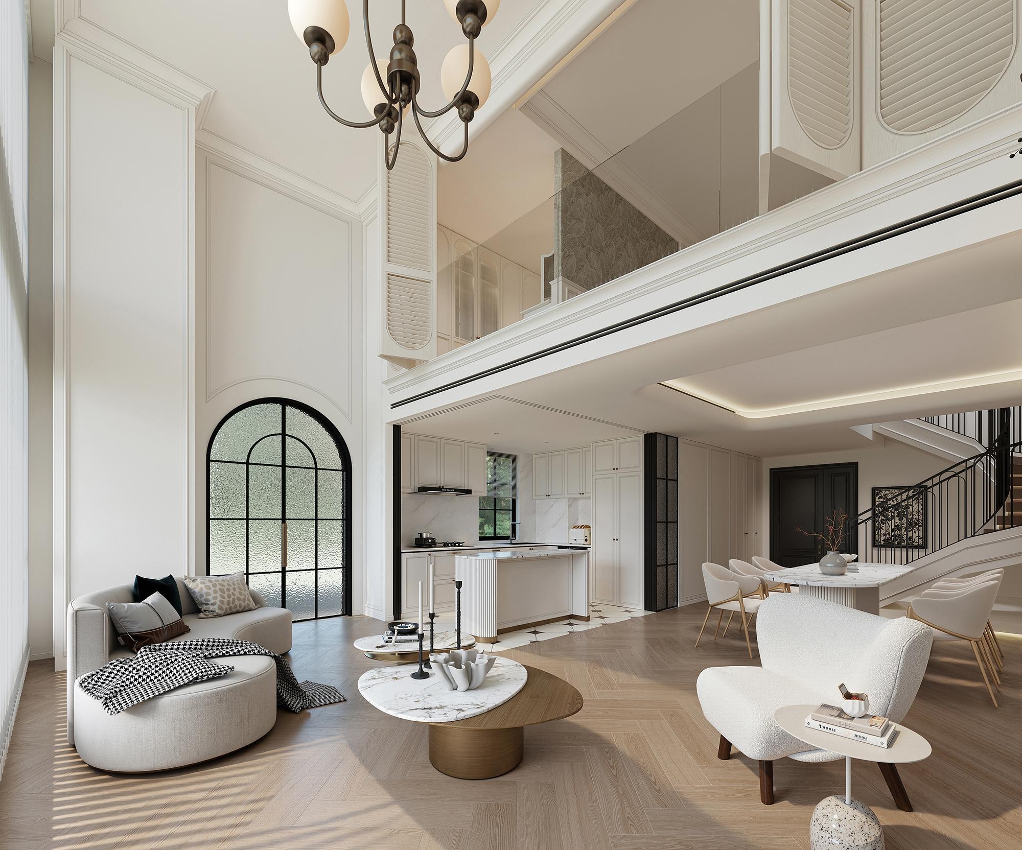 Modern elegance residential interior